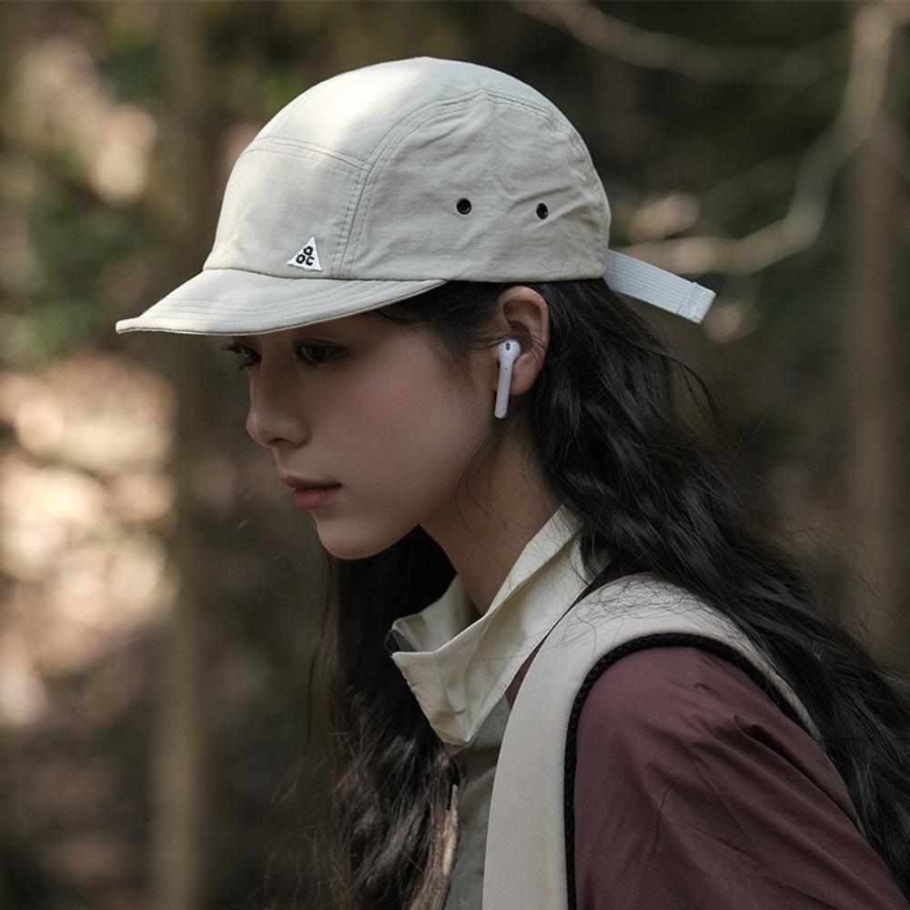 Quick-Dry Short Brim Baseball Cap Solid Color Peaked Cap Retro Sun Hat  Hiking