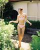 Women's Sexy Halter Bikini & Skirt Set - Backless, Tie-Up, Three-Piece Swimwear for Hot Springs Resort