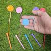 Magnetic EVA Foam Printing Golf Ball Holder Tees Golf 83mm Tees with Multi-color