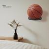 Wall Mounted Ball Holder Basketball Mount Display Rack, Durable Acrylic Storage Holder, Garage Sports Equipment Organization Home Gym for Soccer