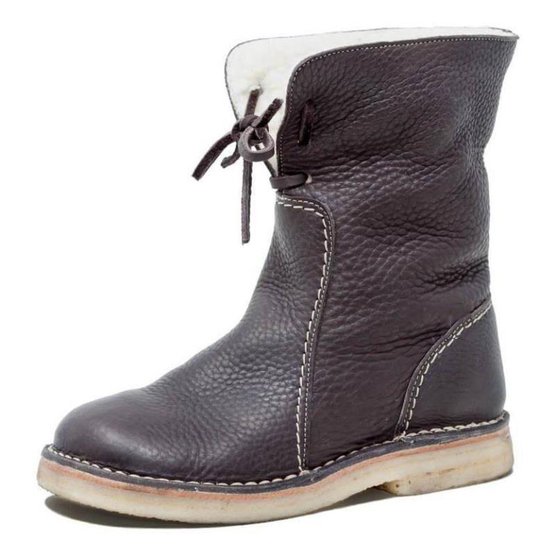 Women 'S Snow Boots Solid Color Boots Women Warm Plush Boots For Ladies Soft Shoes Woman Platform Shoes Ladies Zapatillas Mujer