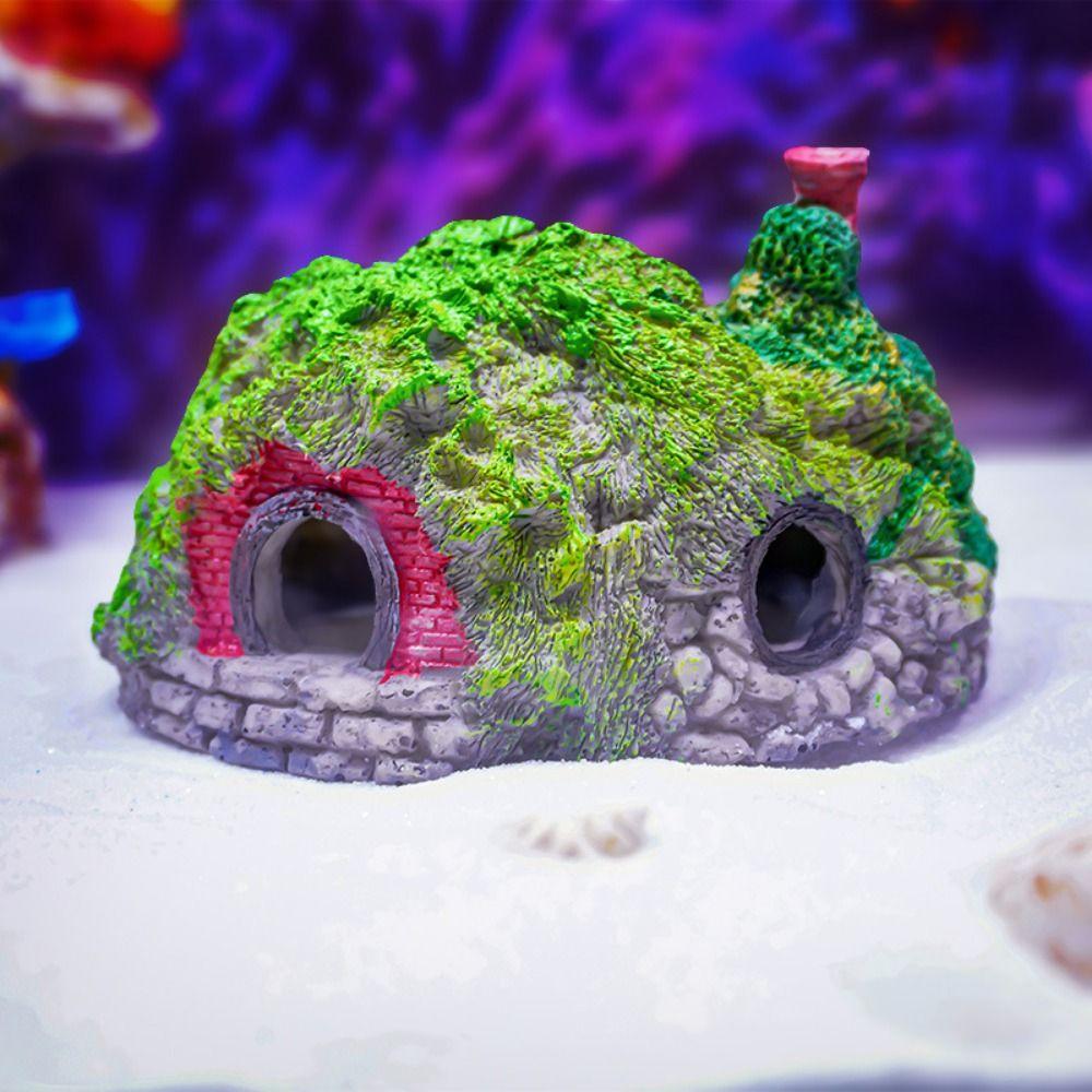 Simulation Fish Shrimp Hideout Decorative Fish Hiding Reptile Hole  Fish Tank