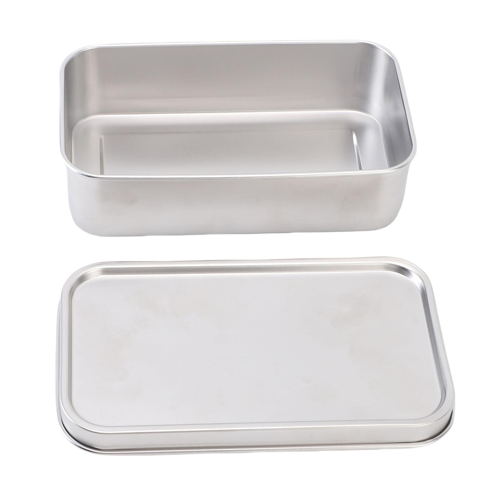 

Ланч-бокс из нержавеющей стали 304, портативный контейнер для ланча с ремешком для офиса, школы, пикника L