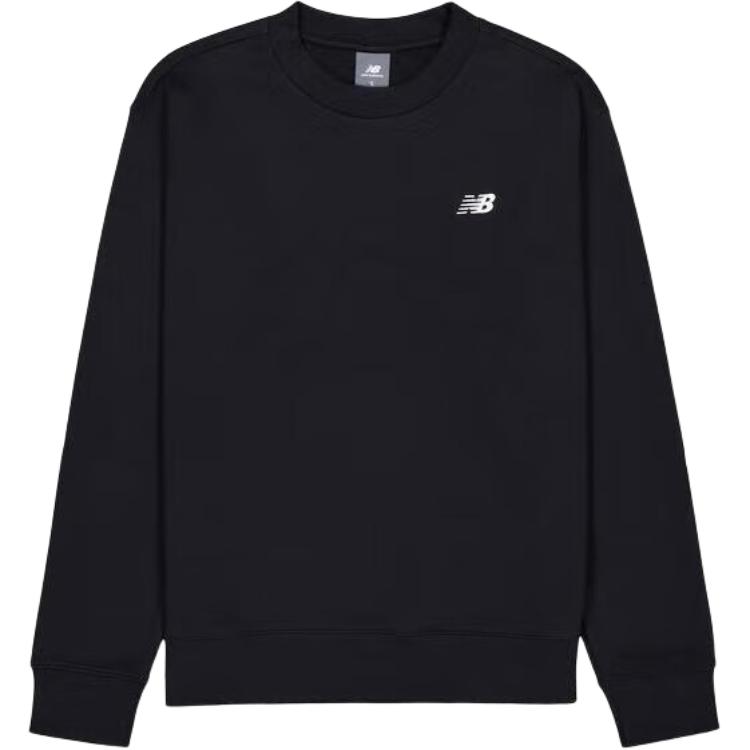 New Balance embroidered-logo crew-neck sweatshirt MT41510-BK XXL