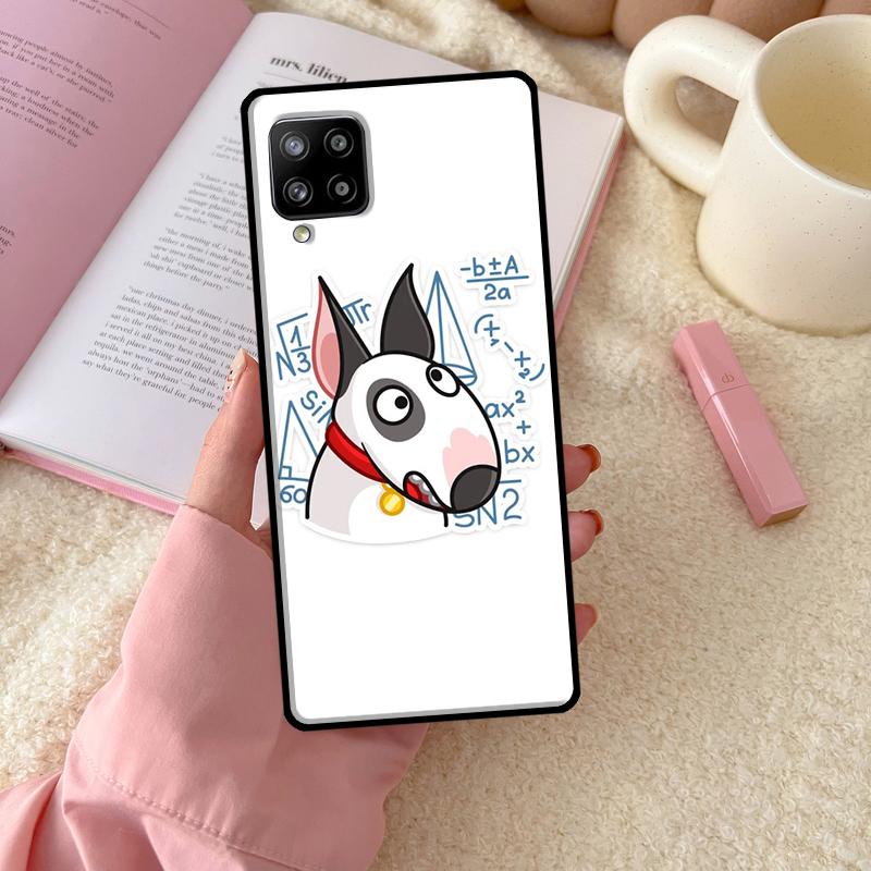 Bull Terrier Dog Puppies Funny Phone Case For Samsung Galaxy A54 A34 A14 A13 A53 A33 A73 A51 A71 A12 A22 A32 A52 A72 A52S