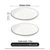 Jiwu Senlin Ceramic Deep Dinner Plate - 10 Inch Set of 2