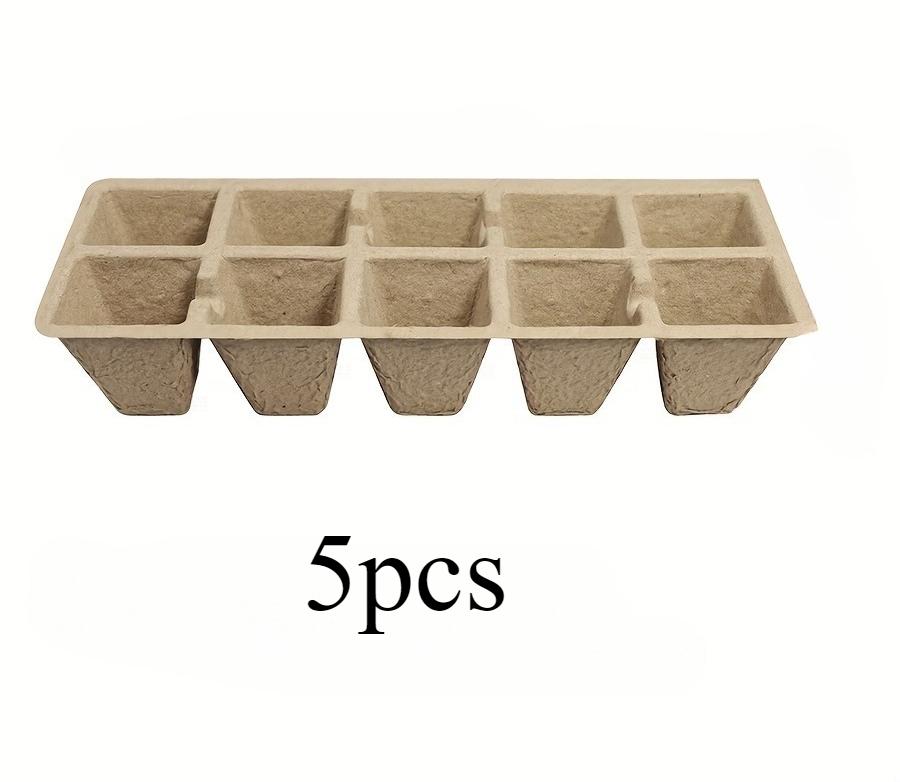 50 Cell, Seedling Starter Pots Trays, Peat Pots Seedling Pots, Seedling Starter Kit, Germination Plant Starter Trays