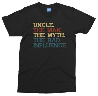Onkel Lustiges T-Shirt Herren Retro Vintage T-Shirt Vatertag Papa Witz Geschenk Herren Oberteil
