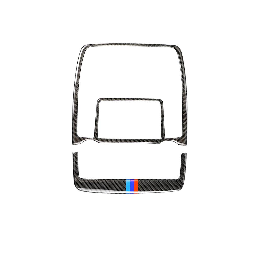 Car Front Reading Light Cover Trim Sticker Carbon Fiber Decal Decoration For BMW X5 E70 X6 E71 2007-2014 Interior Accessories
