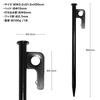 Pine Field Steel Set of 16 Pegs, 20cm,