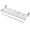 Stainless Steel Bathroom Towel Holder Storage Organizer Shelf Wall Mounted Towel Rack Home Hotel Wall Shelf for Kitchen Bathroom