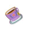 And Sweet Adorable Dopamine Hair Clip With Coffee Cup Design For Women Stylish