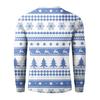 Men's Casual Button-Down Sweatshirt Fashion Printed Long Sleeve Shirt Pullover