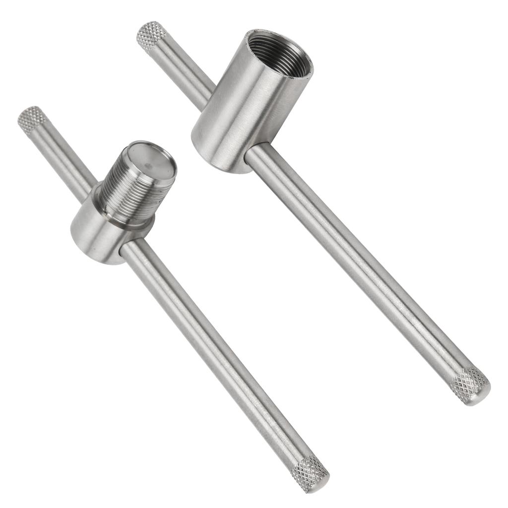 Stainless Steel Billiard Cue Tip Suppressor Tool Shaper for 11Celsius14mm Snooker Stick