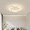 Nordic Ring Led Up and Down Glow Ceiling Light Dimmable for Dining Living Room Bedroom Aisle Home Decor Indoor Lighting Fixture