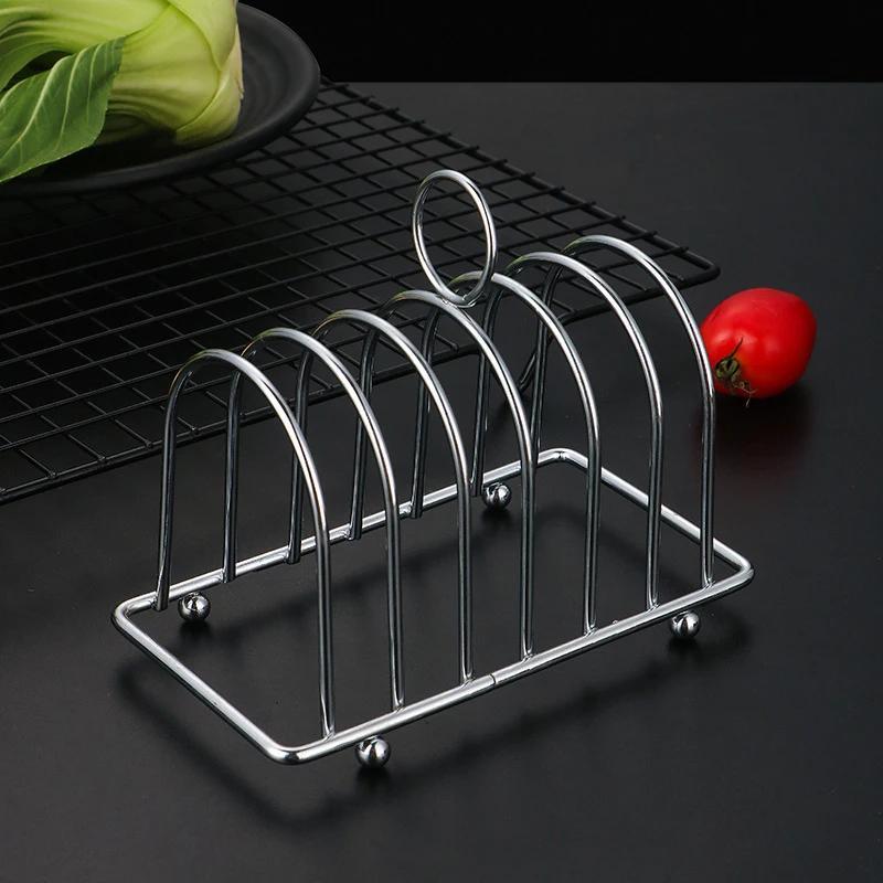 Stainless Steel Bread Cooling Rack Toast Loaf Stand Restaurant Cooling Grid Air Fryer Accessories Home Pancake Holder