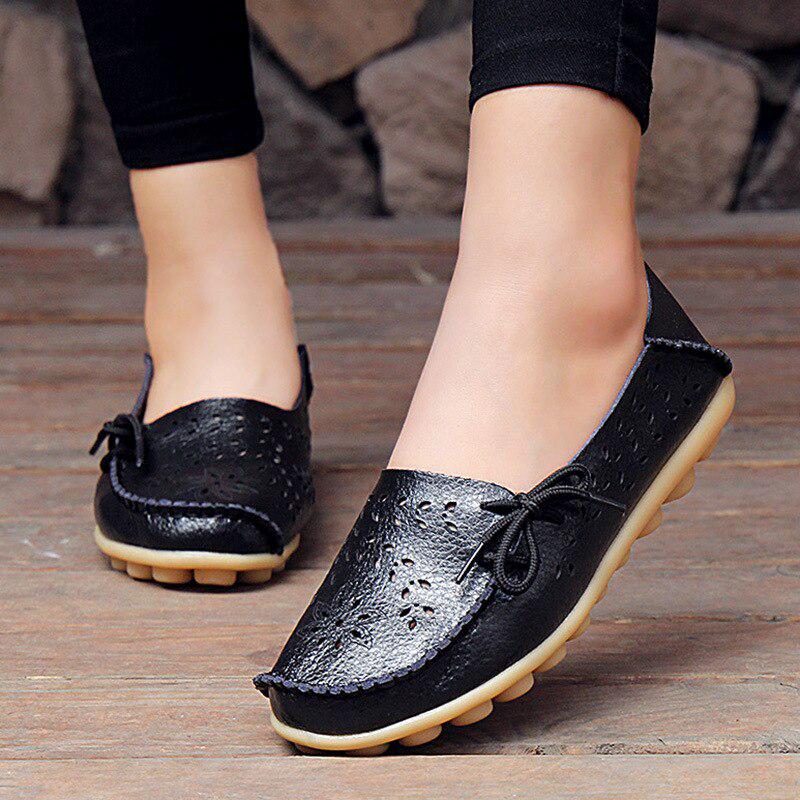 Mother Leather Loafers Moccasins Wild Soft Flat Shoes Women Oxfords Driving Shoe Mother Leather Loafers Moccasins Wild Soft Flat Shoes Women Oxfords Driving Shoe