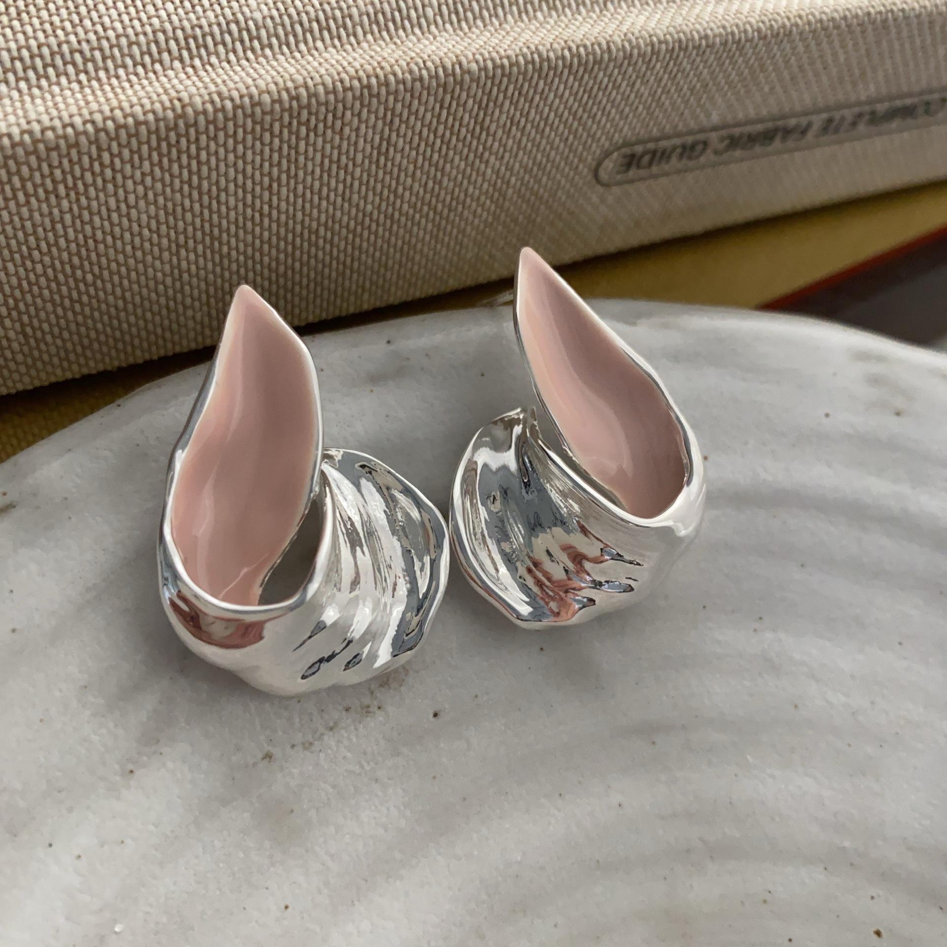 

Французская индивидуальность ретро металл гофрированные плиссированные серьги-гвоздики капли воды женственная мода преувеличенные высокие серьги капли масла