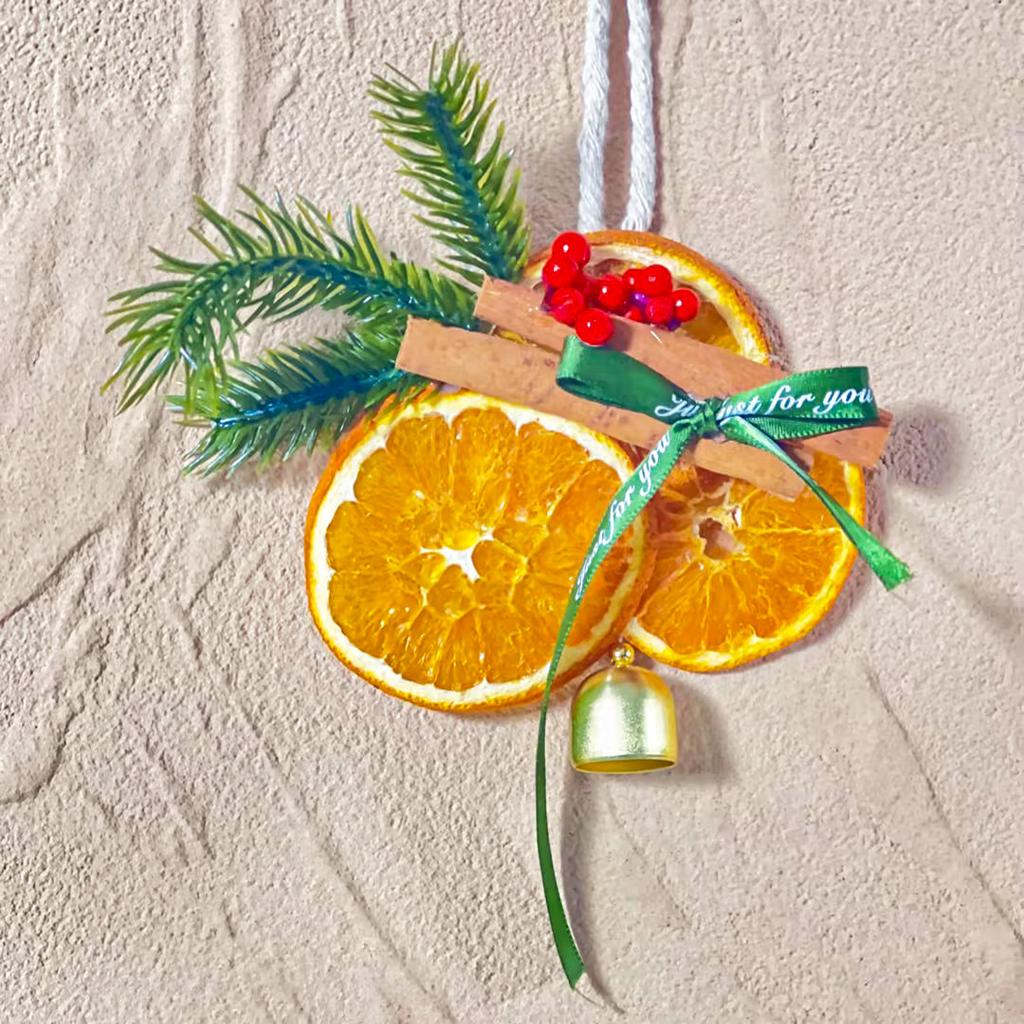 Fragrant Orange Slices Car Hanging Decoration Feel The Orange Aroma and Nordic Style Ideal for Christmas