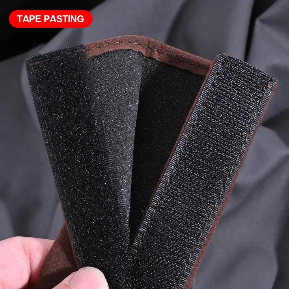 Comfortable Auto Seat Belt Cover Leather Suede Car Seat Belt Shoulder Cover Car Styling Interior Seat Belt Cover Accessories