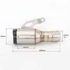 Motorcycle Exhaust Pipe for BMW S1000RR from 2019 2020 2021 2022- 2025 Exhaust Pipe Connection Tube Modification Integrated Kit