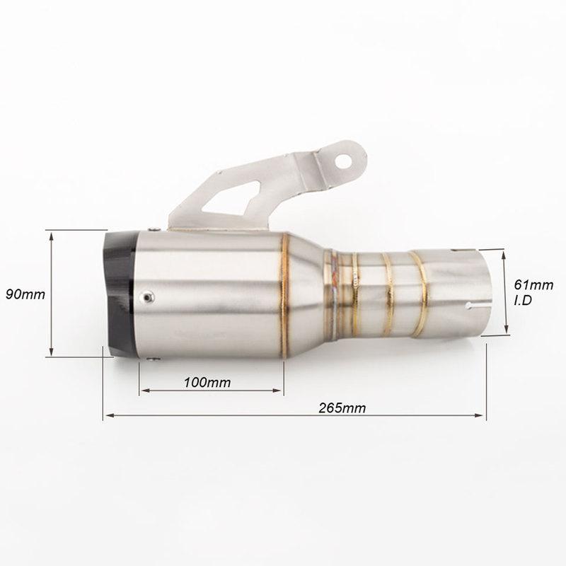 Motorcycle Exhaust Pipe for BMW S1000RR from 2019 2020 2021 2022- 2025 Exhaust Pipe Connection Tube Modification Integrated Kit