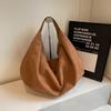 Women Suede Shoulder Bag Crossbody Bag Adjustable Strap Hobo Purse Vintage Frosted Suede Satchel Bag Solid Color Tote Handbag