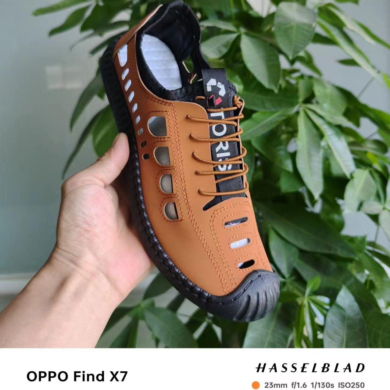 

Летние мужские повседневные универсальные сандалии, обувь с отверстиями, износостойкая подошва из говяжьей кожи, удобная мягкая подошва, дышащая обувь, новинка 44