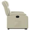 Recliner with Rising Assistance Cream Artificial Leather