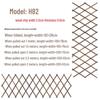 Expandable Garden Trellis with Preservative Wood for Climbing Plants