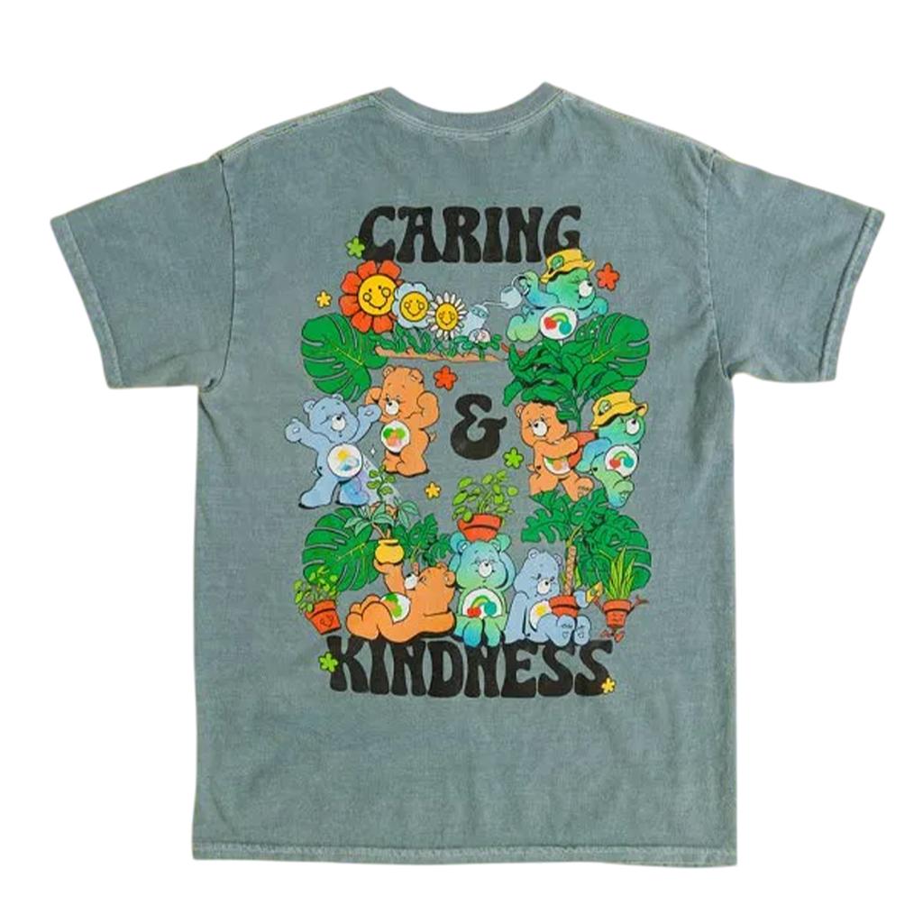 Care Bears Unisex Adult Caring & Kindness Back Print Vintage Wash T-Shirt