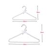 1/2pcs Plastic Pearl Beaded Bow Clothes Dress Coat Hangers Wedding For Kid Children Save-Space Storage Organizer Dry Rack