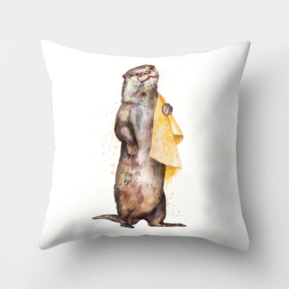 Office Pillow Cartoon Pattern Creative Home Polyester Yiwu Pillow Car Waist Pillow