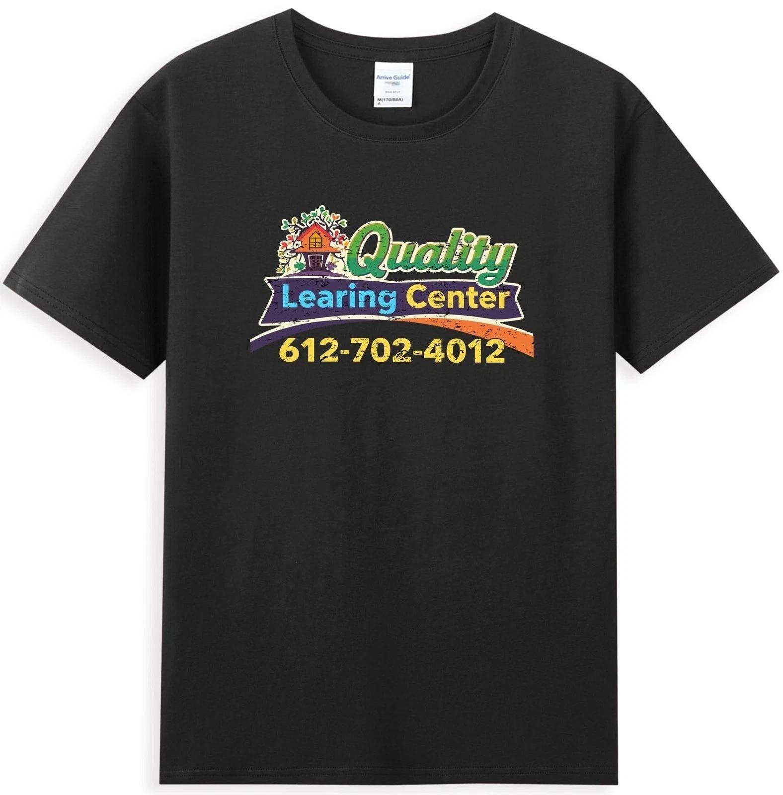 Quality Learning Center Funny Parody Education Unisex Black Shirt S-5XL Q8741 M