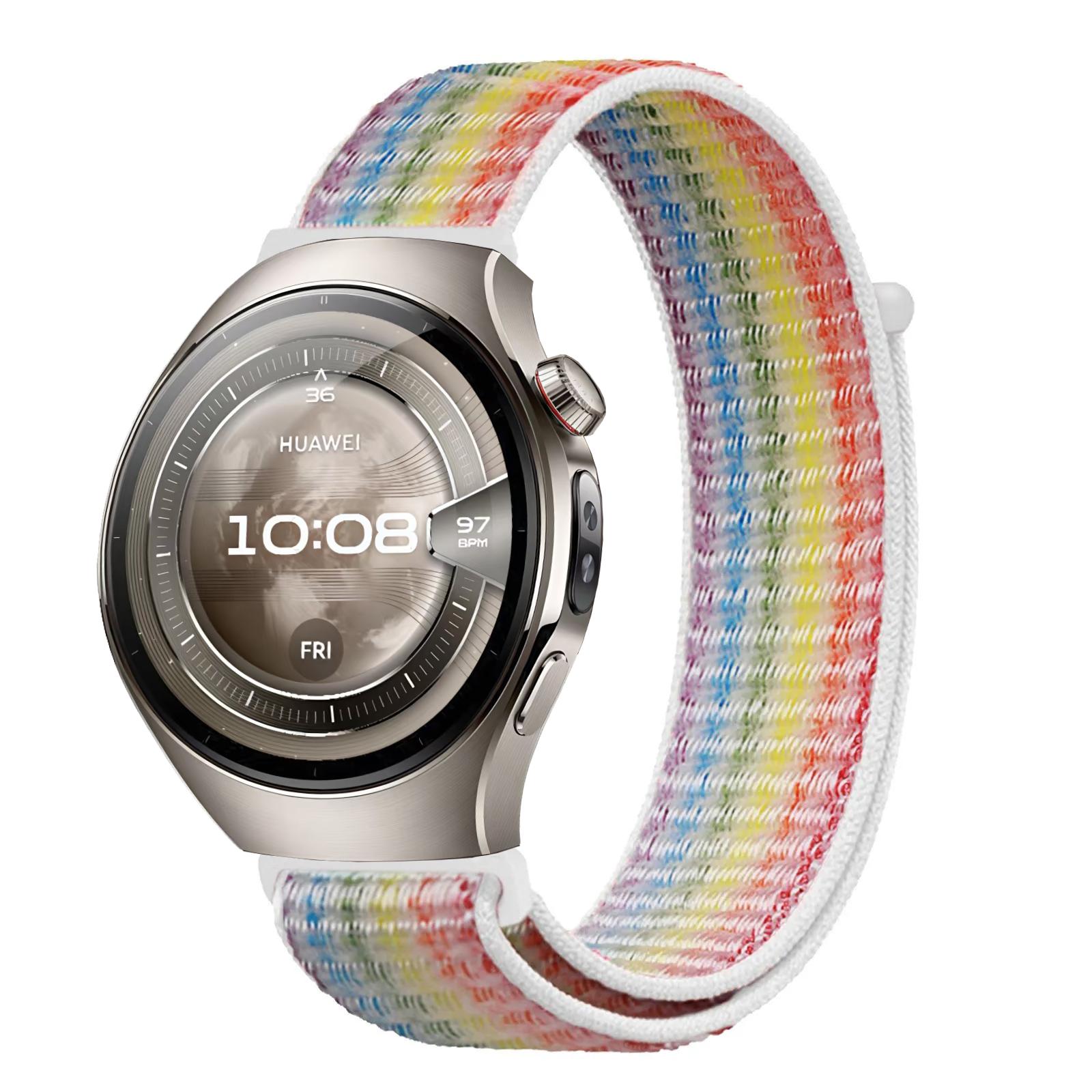 18mm Nylon Loop Strap For Huawei Watch 5/ GT5 Pro 42mm Fashion Breathable Bracelet Wristband Huawei Watch GT5 GT4 41mm Wristband Huawei GT5 41mm