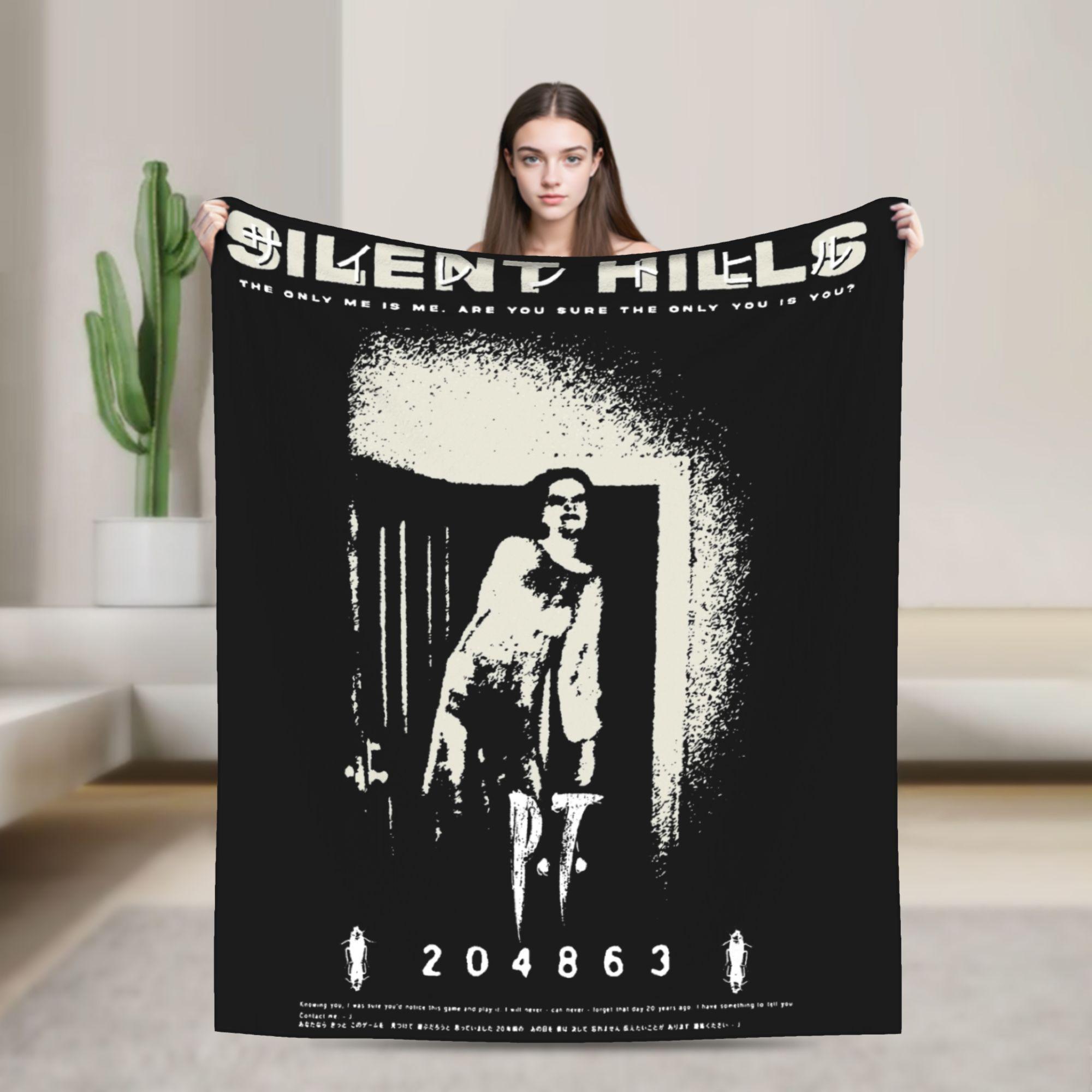 

Cheryl Heather Mason Silent Hill Blankets Horror Game Flannel Novelty Warm Throw Blankets for Bedspread Decoration 150x180cm
