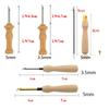 Acu de cusut pumn, Ace de broderie poke, Set de înfilatoare, Unelte de cusut, Stilou de broderie pentru tricotat