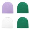 Knitted Hat For Women With Stretchy Polyester Fabric Fall Casual Fashion Accessory For Winter Season