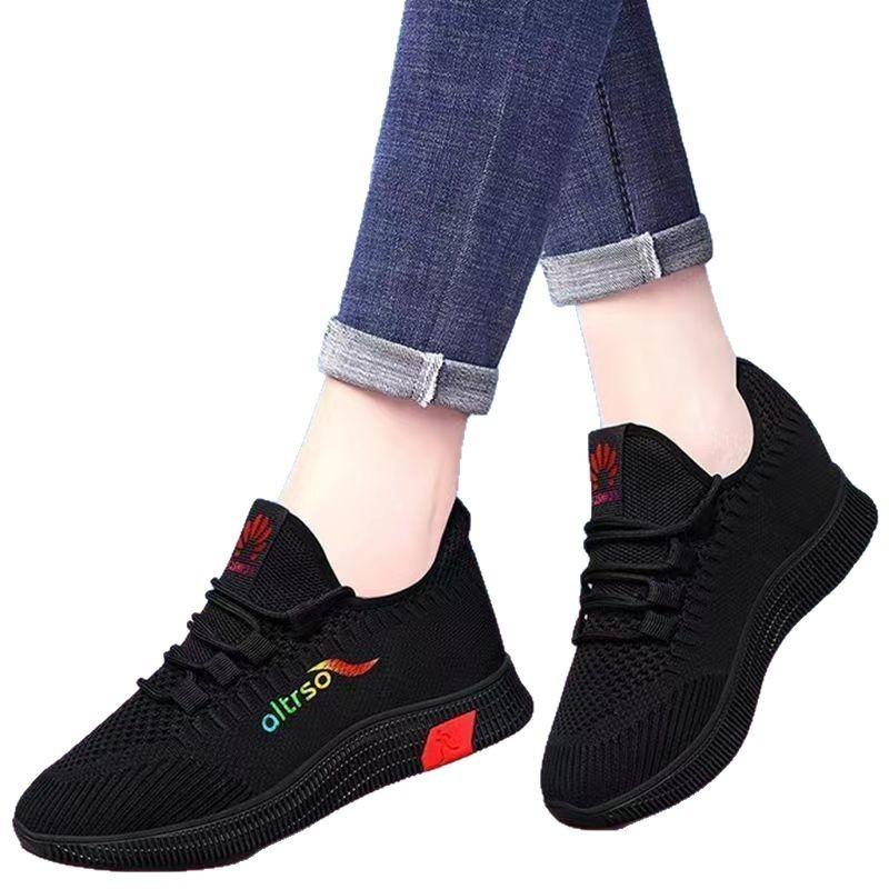 Women's Running Shoes, Anti-slip Sports Shoes, Soft-soled Cloth Shoes, Casual and Comfortable One-step Shoes