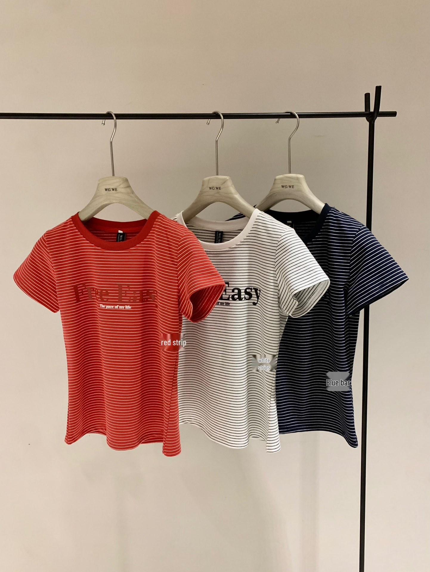 Petite Round Neck Short Sleeve Women s Slimming T-shirt - Spring/Summer Collection Medium