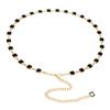 Silver And Gold Doublesided Metal Waist Chain For Women With Versatile Summer And Winter Wear