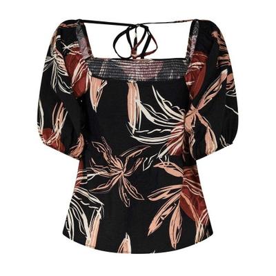 Biba Womens/Ladies Floral Square Neck Top