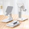 Adjustable Foldable Phone Stand Portable Desktop Holder for Tablets Smartphones Non-Slip Scratch-Proof Phone Mount for Video Calls Streaming Travel