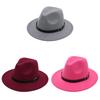 Ethnic Style Vintage Fedora Hat With Wide Brim For Women And Men