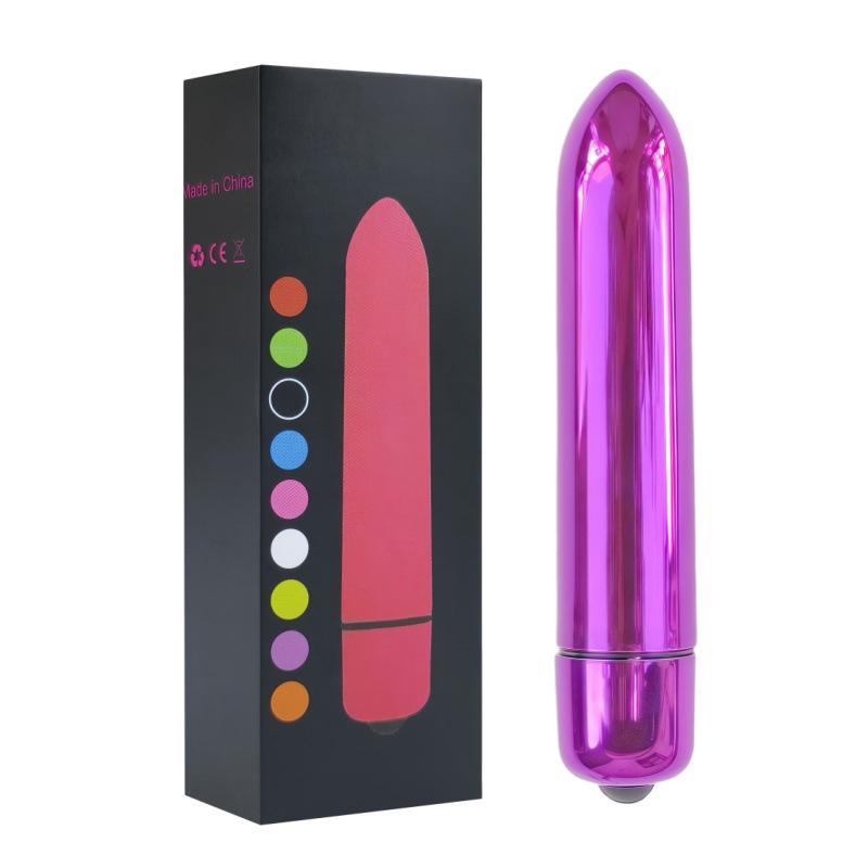 10-Frequency Pointed Bullet Vibrator for Women - Single-Frequency Massager for Mood Enhancement