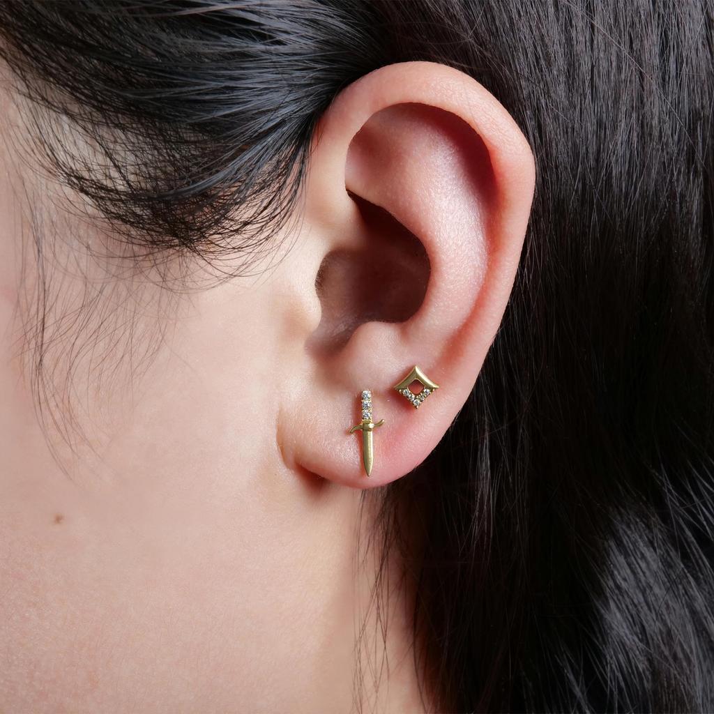 Limerencia Pure Titanium Medical Grade Titanium Second Hypoallergenic for Sensitive 1 Pair Earrings, Earrings, Hypoallergenic, Piercings, Ears, (Style