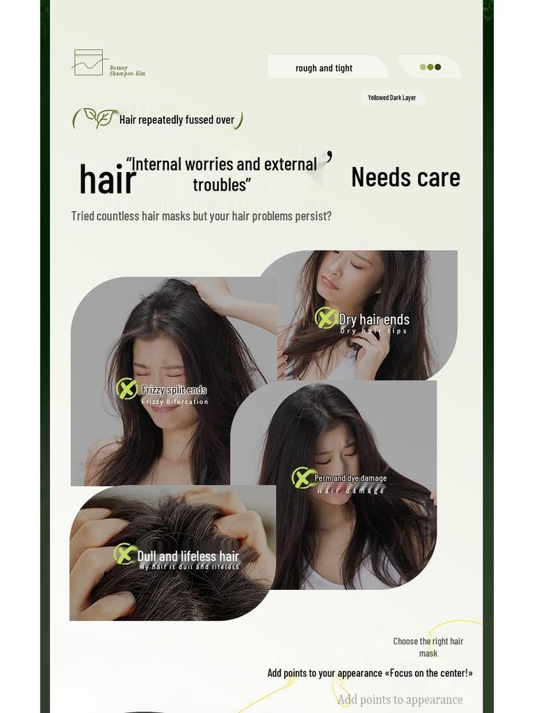 Luomeishi Keratin Deep Hair Mask for Dry Hair with Long-Lasting Fragrance - No-Steam Conditioner