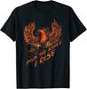 From The Ashes I Rise Motivační unisexové tričko Phoenix