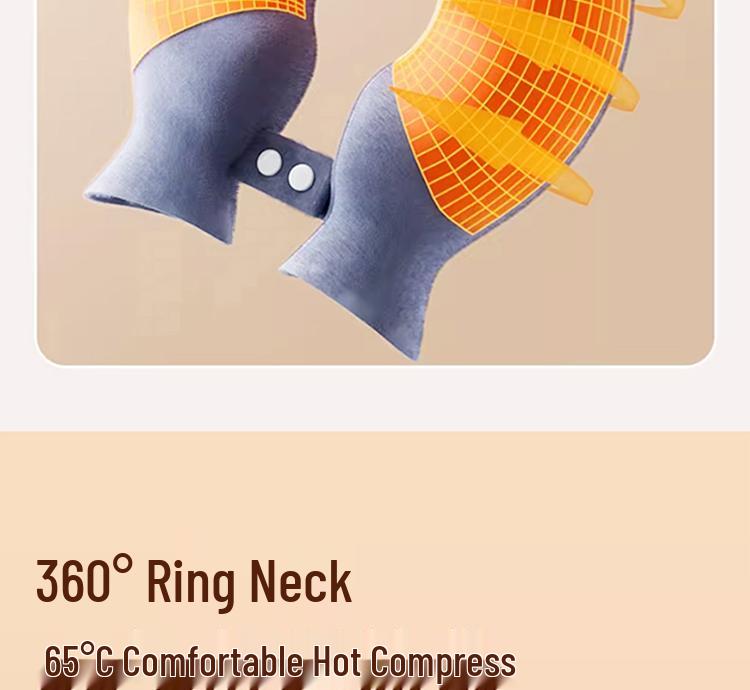 U-Shaped Neck & Shoulder Hot Water Bottle: Cervical Spine Heat Therapy & Shoulder Protector