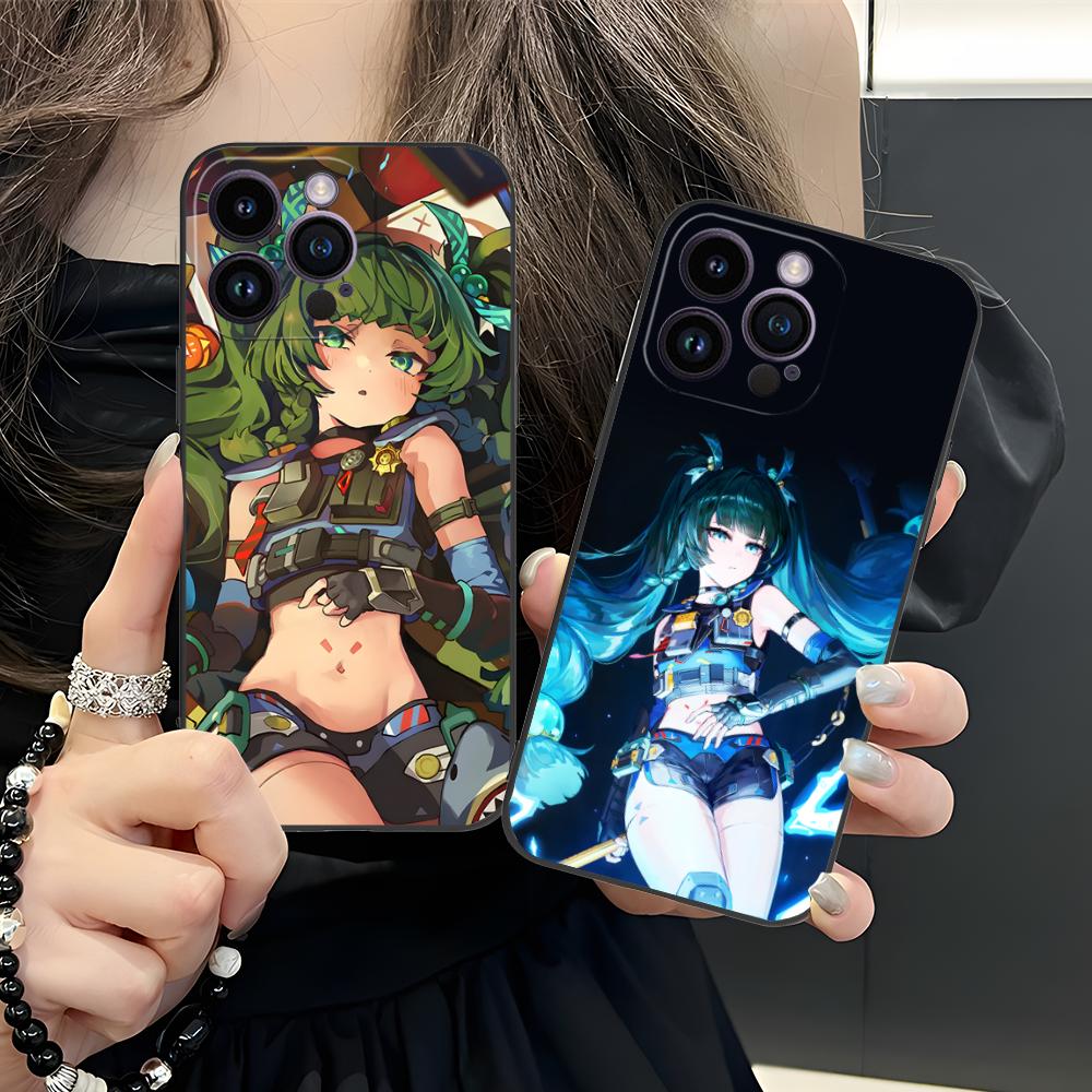 Zenless Zone Zero QingYi Phone Case for iPhone 17 16 15 14 13 12 11 X XR XS 8 7 Air Pro Max Plus Mini Colorful Cover Pretty